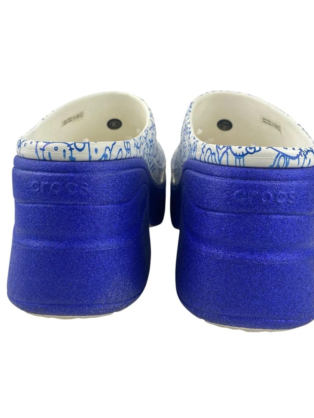 Hello Kitty Crocs Siren Heeled Clog Platform Shoes Size Men 8 Women 10 w Jibbitz - Picture 10 of 15